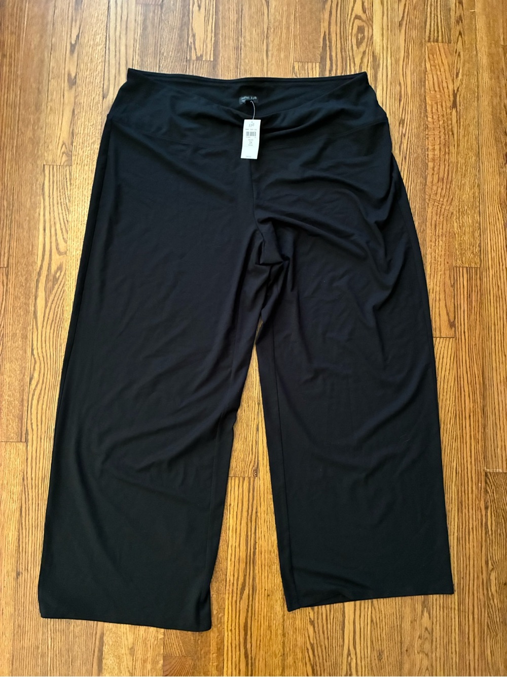 J. Jill Black Wide-Leg Lounge Pants